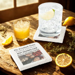 Beste Opa Ooit Custom krantenfoto Stenen Onderzetter<br><div class="desc">Breng een glimlach op het gezicht van opa met dit stenen onderzetter op maat dat lijkt op de voorpagina van zijn eigen krant! Met zijn naam, een speelse "Best Grandpa Ever"-kop en een favoriete foto, is het een uniek en persoonlijk geschenk waar hij dol op zal zijn. Gemaakt van duurzaam...</div>