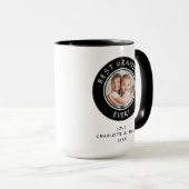 Beste Opa Ooit Custom Photo Modern Fun Schattige Mok (Voorkant rechts)