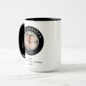 Beste Opa Ooit Custom Photo Modern Fun Schattige Mok (Voorkant links)