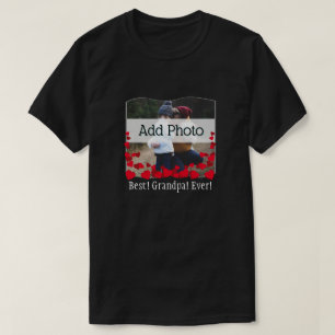 Beste Opa Ooit! Familie Foto Maatwerk T-shirt
