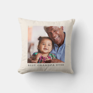 Beste Opa Ooit Familie Foto Vaderdag Maatwerk Kussen