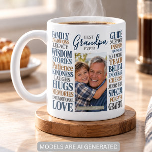 Beste Opa Ooit Foto Cadeau Koffiemok