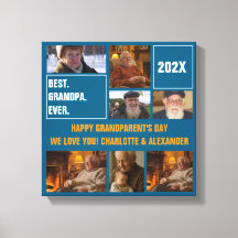 Beste Opa Ooit Foto Collage en Aangepaste Tekst