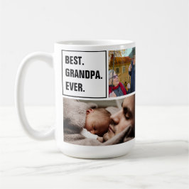 Beste Opa Ooit Foto Collage en Aangepaste Tekst Koffiemok