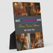 Beste Opa Ooit Foto Collage Fotoplaat (Zijkant)