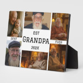 Beste Opa Ooit Foto Collage Fotoplaat (Zijkant)