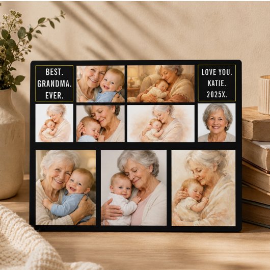 Beste Opa Ooit Foto Collage | Grootouders Fotoplaat
