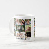 Beste Opa Ooit Foto Collage Koffiemok (Voorkant links)