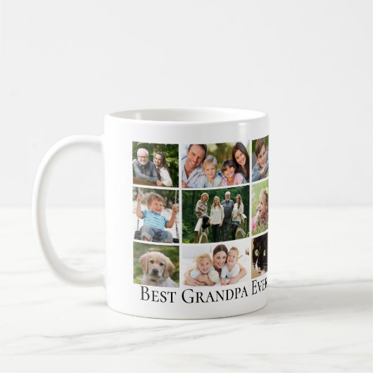 Beste Opa Ooit Foto Collage Koffiemok (Links)