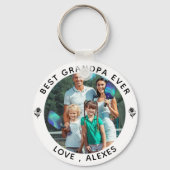 BESTE OPA OOIT Foto Gepersonaliseerde Sleutelhange Sleutelhanger (Voorkant)