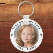 BESTE OPA OOIT Foto Gepersonaliseerde Sleutelhange Sleutelhanger (Achterkant)