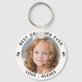 BESTE OPA OOIT Foto Gepersonaliseerde Sleutelhange Sleutelhanger (Achterkant)