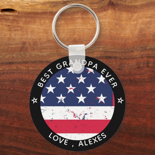 BESTE OPA OOIT Foto Gepersonaliseerde Sleutelhange Sleutelhanger (Achterkant)