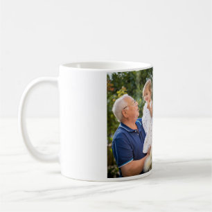 Beste opa ooit foto naam klassiek elegant koffiemok