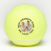 Beste opa ooit - Foto op maat Tennisballen (Voorkant)