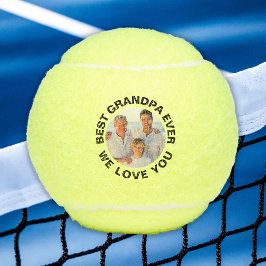 Beste opa ooit - Foto op maat Tennisballen