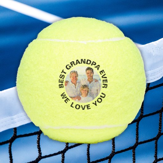 Beste opa ooit - Foto op maat Tennisballen