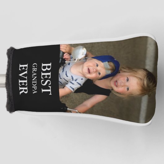 Beste Opa Ooit Foto Putter Golfheadcover (Voorkant)