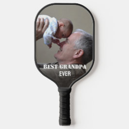 Beste opa ooit fotocollage Creëer uw eigen Pickleball Paddle