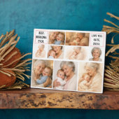 Beste opa ooit fotocollage | Grootouders Fotoplaat (Zijkant)
