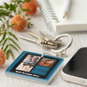 Beste opa ooit Fotocollage Sleutelhanger (Voorkant Rechts)