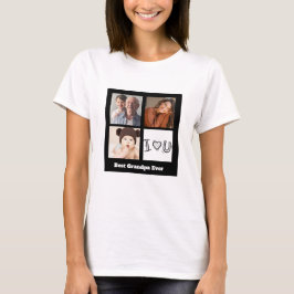 Beste opa ooit Fotocollage T-shirt