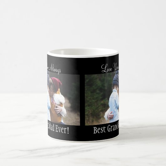 Beste opa ooit fotocollage wit koffiemok (Center)