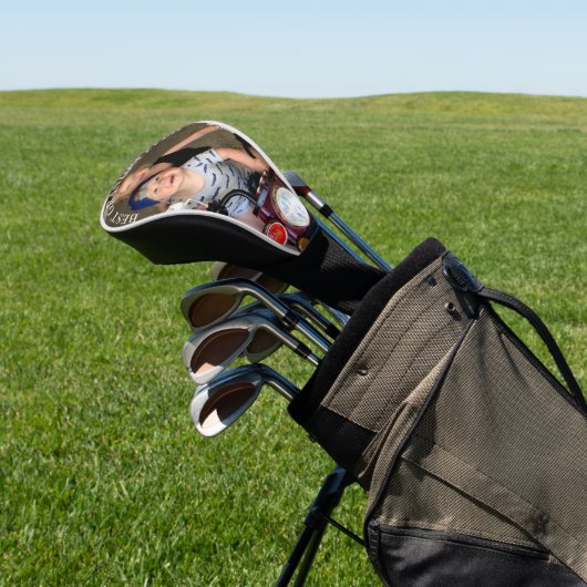 Beste opa ooit gebogen tekstfoto golfheadcover (Insitu)