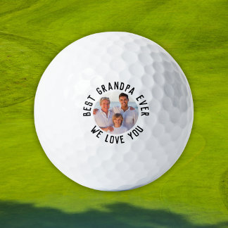 Beste opa ooit - Gepersonaliseerde foto Golfballen