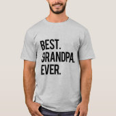 Beste opa ooit Geweldige opa T-shirt (Voorkant)