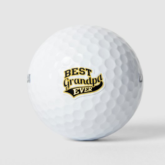Beste opa ooit golfballen (Voorkant)