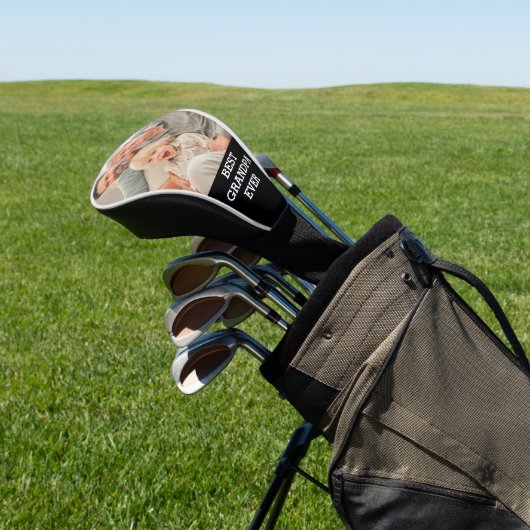 Beste opa ooit golfer foto Creëer uw eigen Golfheadcover (Insitu)