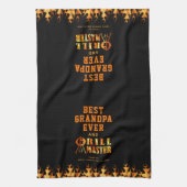 BESTE OPA OOIT GRILL MASTER Gepersonaliseerd Theedoek (Verticaal)