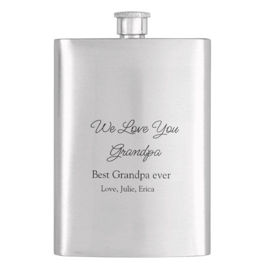 Beste Opa Ooit Grootouders Foto Cadeaus Classic Flacon (Voorkant)