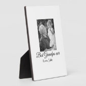 Beste Opa Ooit Grootouders Foto Cadeaus Classic Fotoplaat (Zijkant)