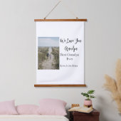 Beste Opa Ooit Grootouders Foto Cadeaus Classic Hangend Wandkleed (Slaapkamer)