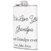 Beste Opa Ooit Grootouders Foto Cadeaus Classic Heupfles (Links)