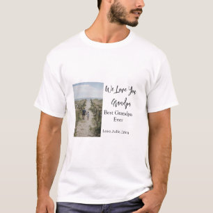 Beste Opa Ooit Grootouders Foto Cadeaus Classic T-shirt