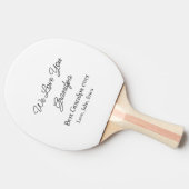 Beste Opa Ooit Grootouders Foto Cadeaus Classic Tafeltennisbatje (Zijkant)