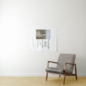 Beste Opa Ooit Grootouders Foto Cadeaus Classic Wandkleed (In Situ (horizontaal))