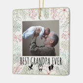 Beste opa ooit grootouders keramisch ornament (Links)