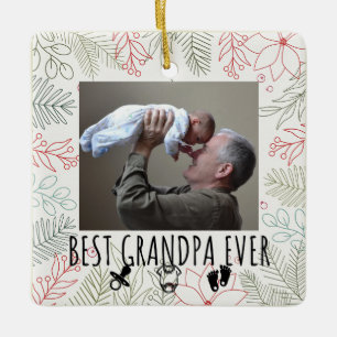 Beste opa ooit grootouders keramisch ornament