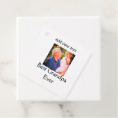 Beste opa ooit grootvader foto naam geschenken tek bedankjes labels (In situ)