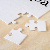 Beste opa ooit grootvader foto naam geschenken tek legpuzzel (Zijkant)
