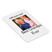 Beste opa ooit grootvader foto naam geschenken tek magneet (Rechterzijde)
