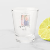 Beste opa ooit grootvader foto naam geschenken tek shot glas (Achterkant)