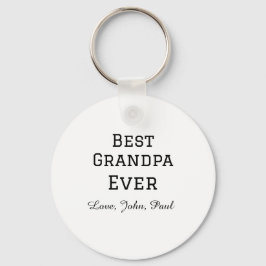 Beste opa ooit grootvader geeft eenvoudige naam sleutelhanger
