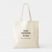 Beste opa ooit grootvader geeft eenvoudige naam tote bag (Achterkant)