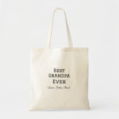 Beste opa ooit grootvader geeft eenvoudige naam tote bag (Voorkant)