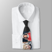 Beste Opa Ooit Hart 4 Fotocollage Stropdas (Gebonden)